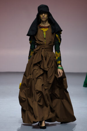 Choco Brown Tuck Shirt